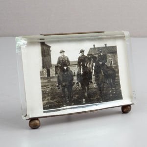 Pirinç Ayaklı Kristal Fotoğraf Çerçevesi