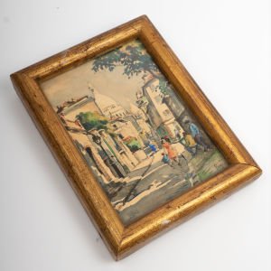 Fransız Montmartre Suluboya