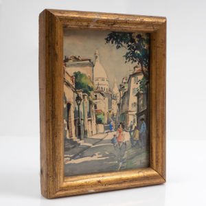 Fransız Montmartre Suluboya