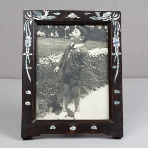 Sedef Kakmalı Ahşap Çerçeve