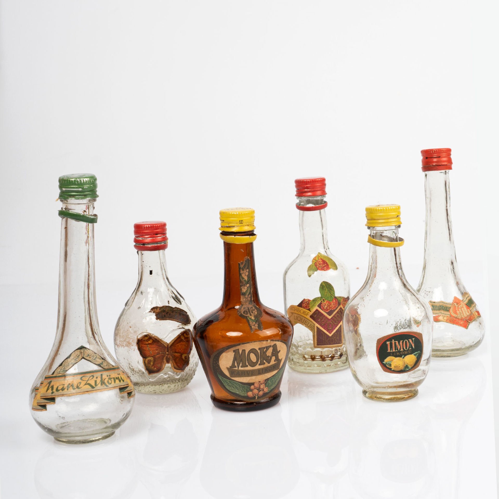 6 Minyatür Tekel Şişesi