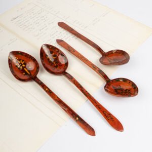 4 Adet Yazılı Kaşık