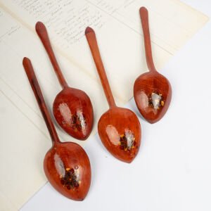 4 Adet Yazılı Kaşık