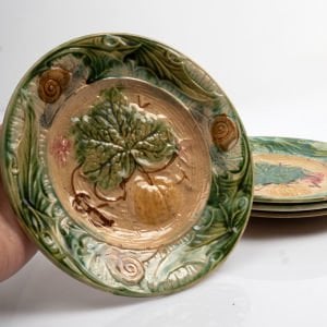 Balkabaklı Majolica Tabak