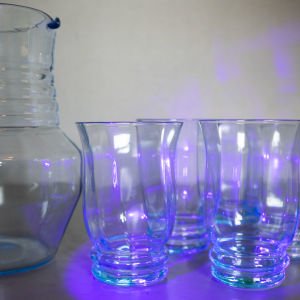 Mavi Cam Sürahi Takımı