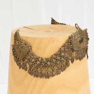 Yeşil Boncuklu Gelin Alınlığı