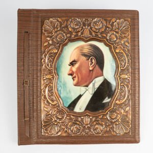 Gazi Portreli Bakır Albüm