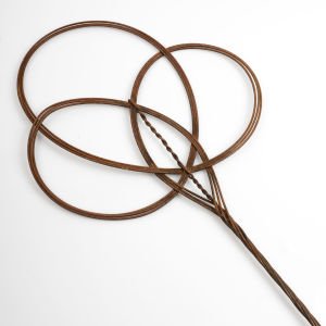 Yeşil Saplı Metal Halı Çırpıcı