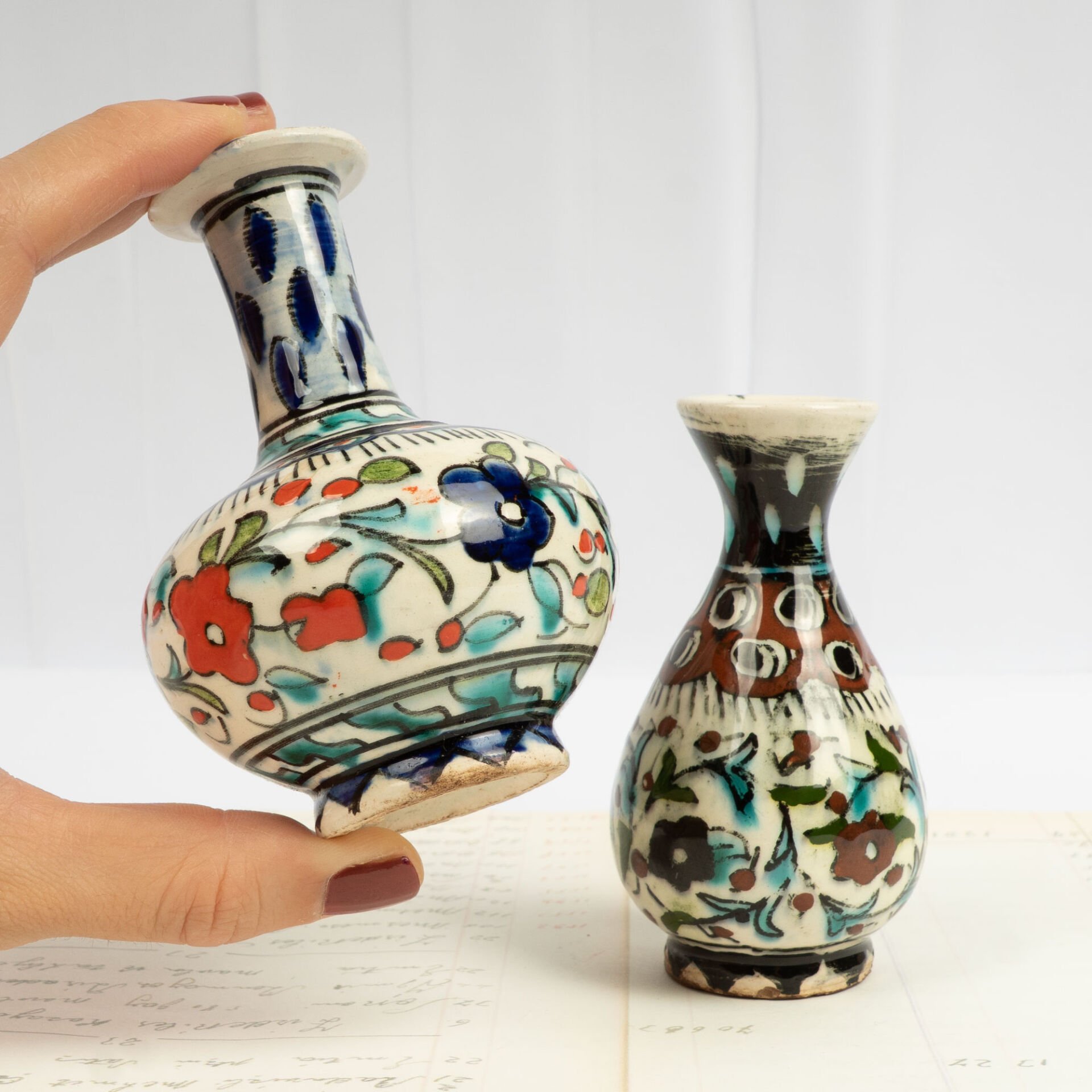 Çift Mini Kütahya Vazo - 3. Çift