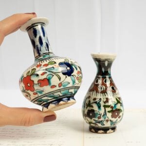 Çift Mini Kütahya Vazo - 3. Çift