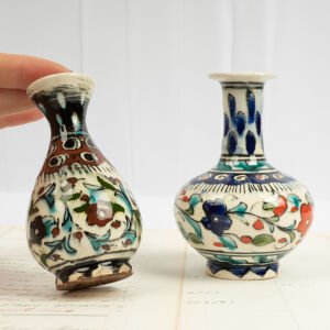 Çift Mini Kütahya Vazo - 3. Çift