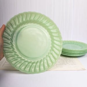 Anchor Hocking Jadeite Pasta Takımı