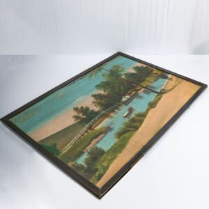 Primitif Manzara Yağlı Boya