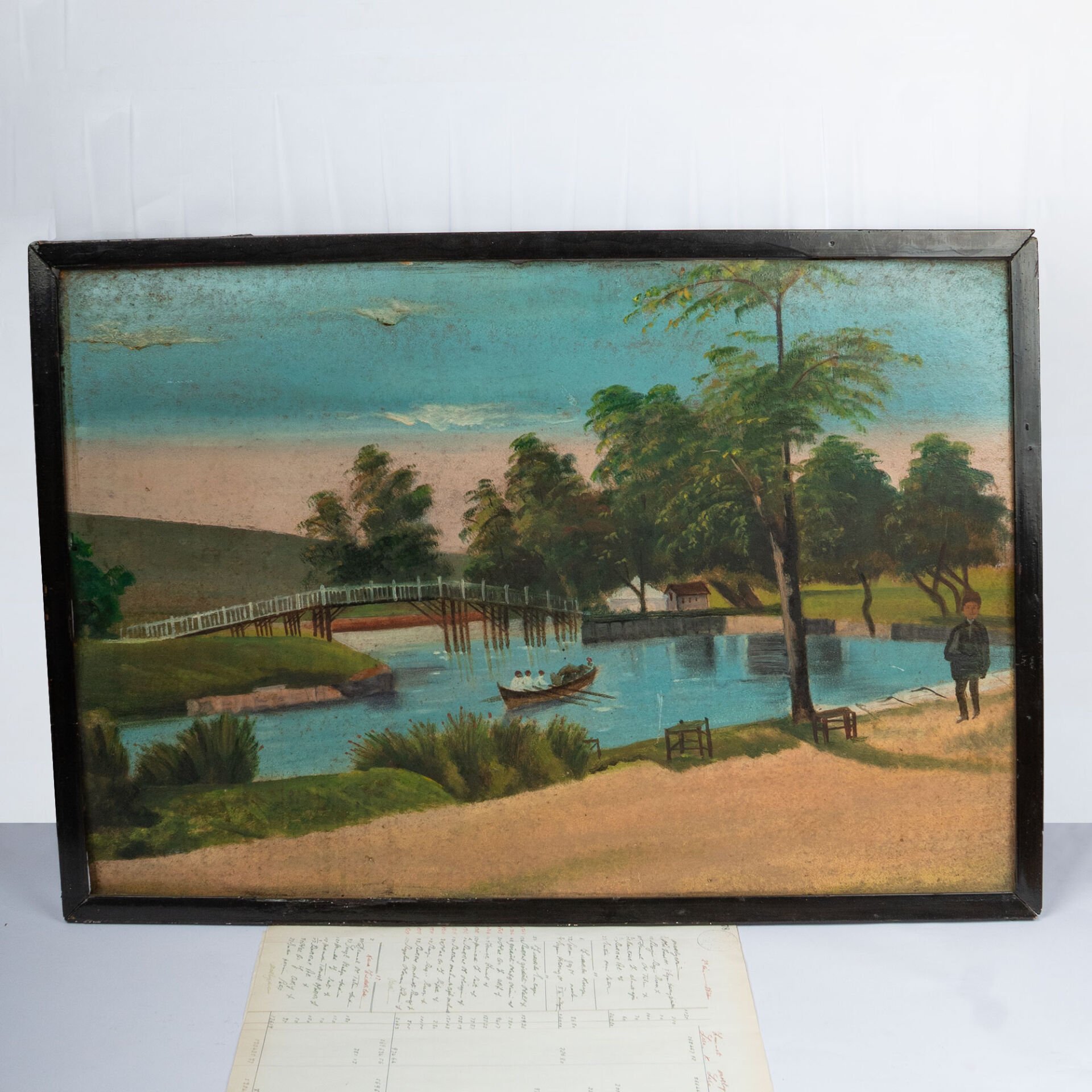 Primitif Manzara Yağlı Boya