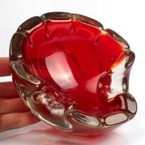 Murano Kırmızı Uranyumlu Küllük