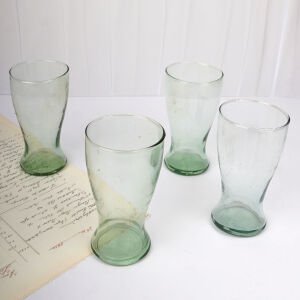 4 Yeşil Meşrubat Bardağı