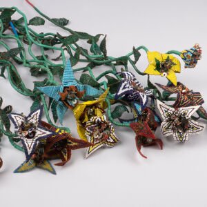 Boncuk İşleme Çiçek Demeti