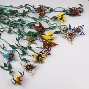 Boncuk İşleme Çiçek Demeti