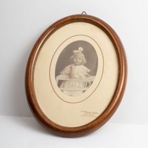 Oval Ahşap Çerçeve