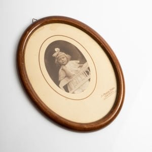 Oval Ahşap Çerçeve