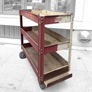 Sabre Sanayi Tipi Raflı Masa