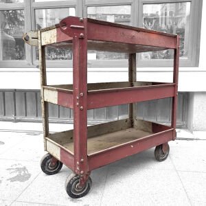 Sabre Sanayi Tipi Raflı Masa