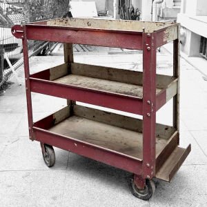 Sabre Sanayi Tipi Raflı Masa