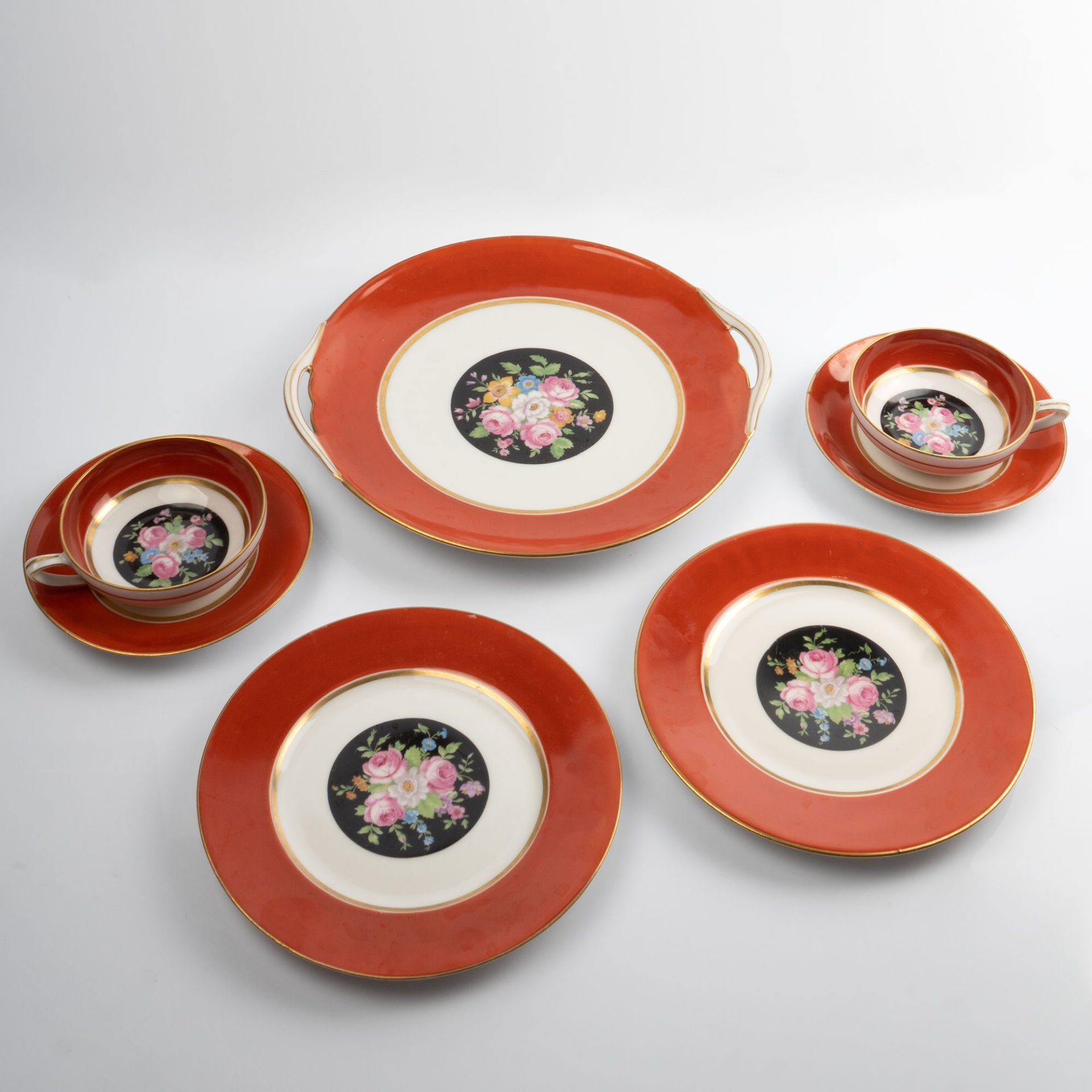 Bernardaud & Co. Limoges France Çay Seti