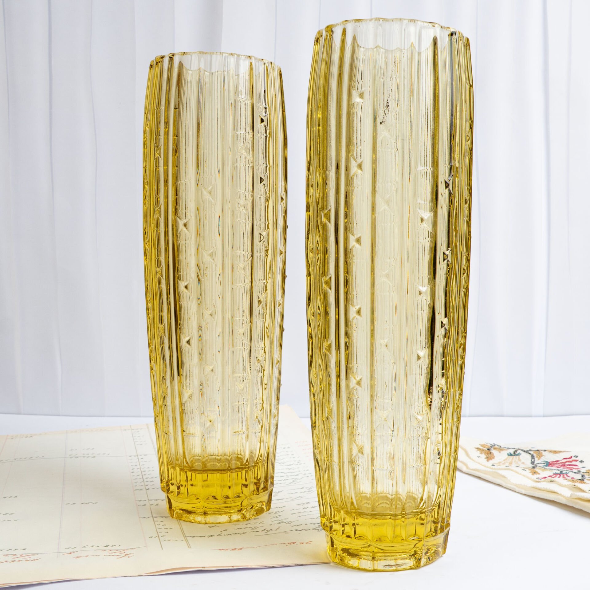 Libochovice Rudolf Jurnikl Çift Vazo