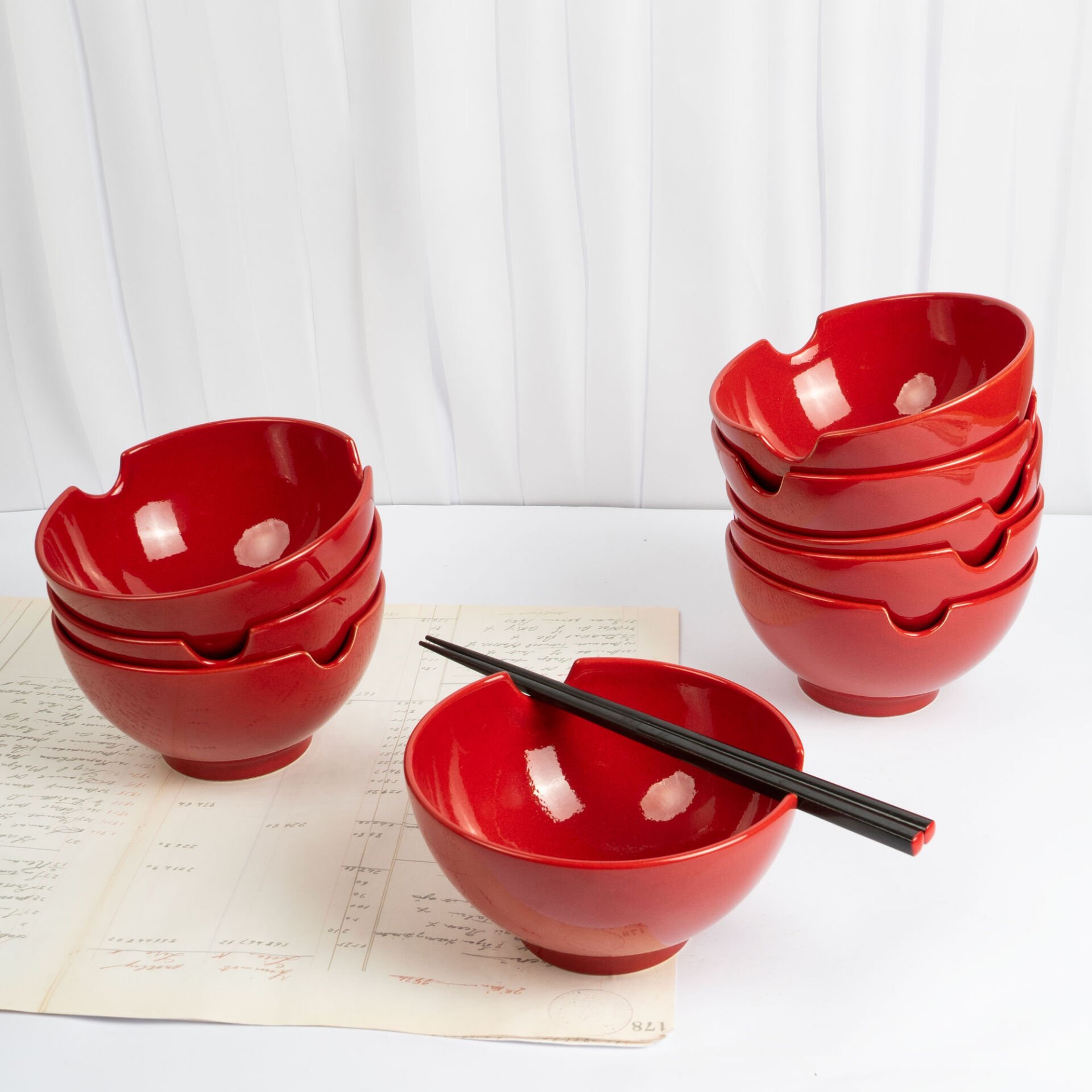 Waechtersbach Çin Yemeği Kaseleri