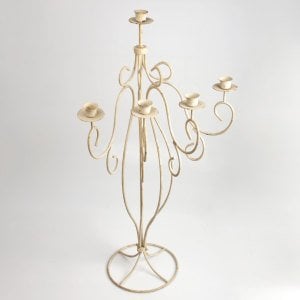 Ferforje Dört Kollu Şamdan