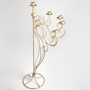 Ferforje Dört Kollu Şamdan