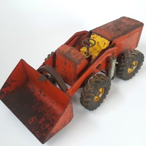 NY Lint Toys Kırmızı Dozer