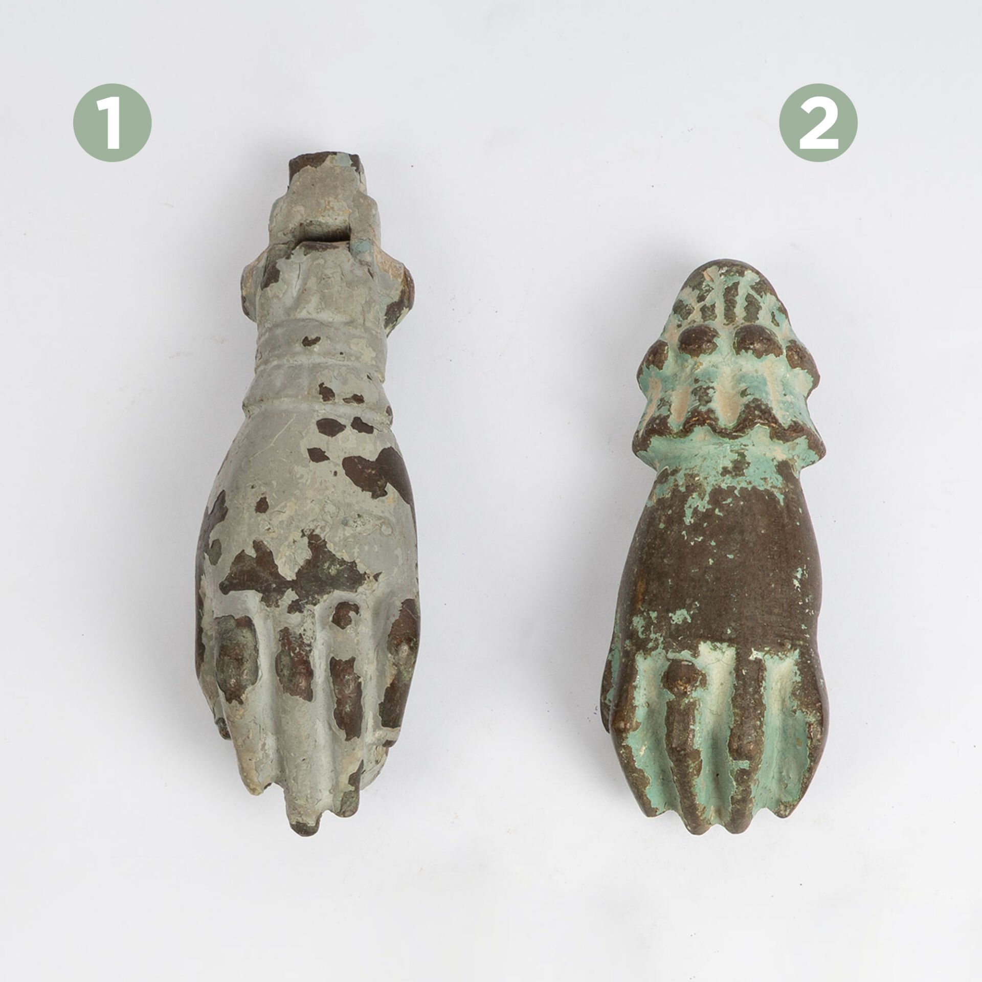 Bronz 'Hanım Eli' Kapı Kulpları