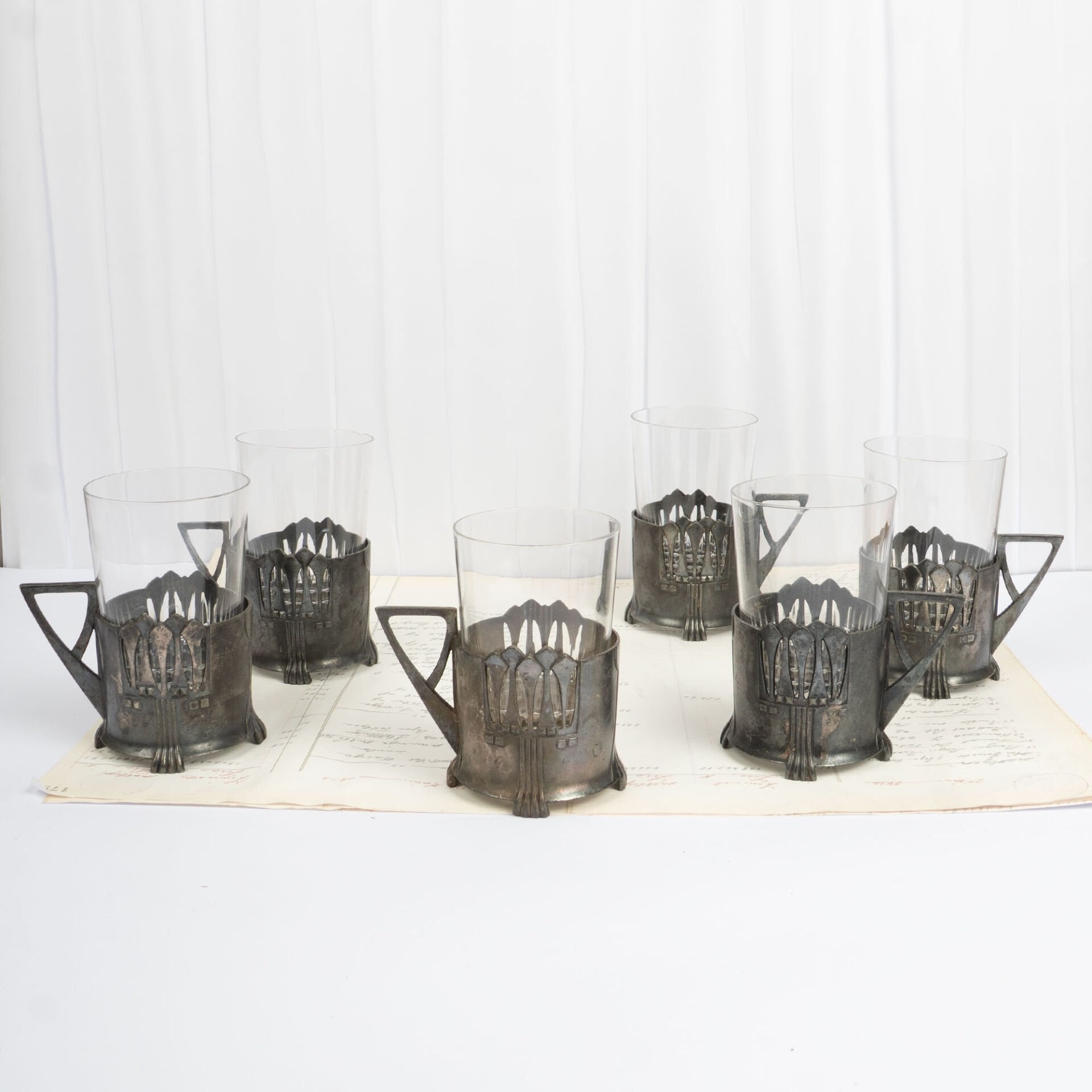 WMF Pewter Bardak Zarfları