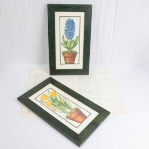 Sümbül ve Nergis Baskı Çerçeve