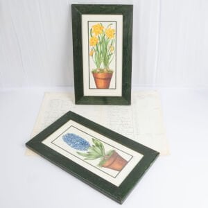 Sümbül ve Nergis Baskı Çerçeve