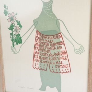 Maria Leboroni Ebe Gümeci Xilografi Baskı