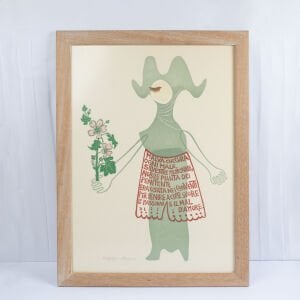 Maria Leboroni Ebe Gümeci Xilografi Baskı