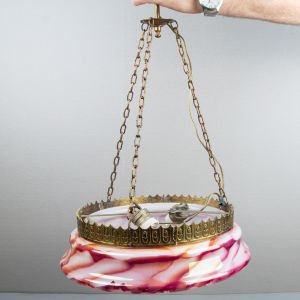 Kırmızılı Plafonnier Lamba