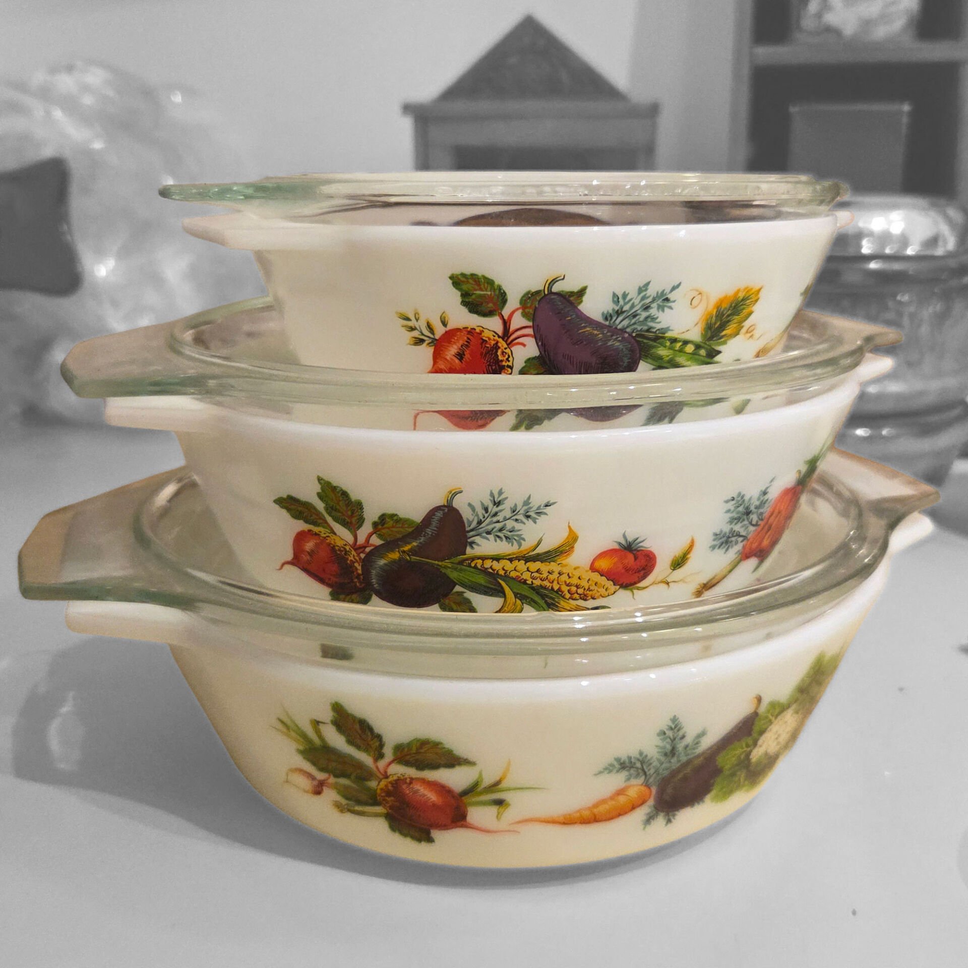 3’lü Vegetable Garden PYREX Mutfak Seti