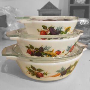 3’lü Vegetable Garden PYREX Mutfak Seti