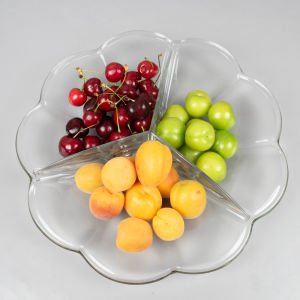 Üç Bölümlü Servis Tabağı