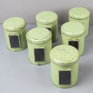 Pencereli 6 Saklama Tenekesi