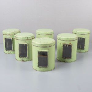 Pencereli 6 Saklama Tenekesi