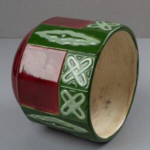 Bordo Yeşil Majolica Kaşpo