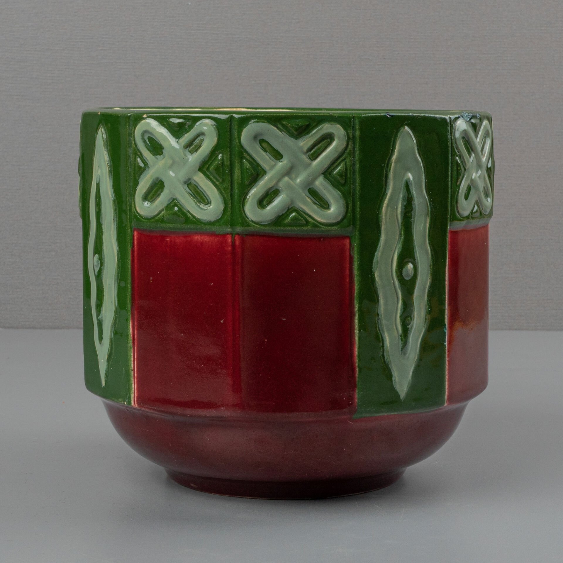 Bordo Yeşil Majolica Kaşpo