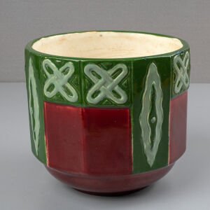 Bordo Yeşil Majolica Kaşpo