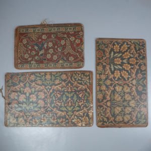 3 Adet Baskı Halı Deseni