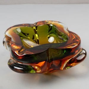 Kahverengi Yeşil Murano Küllük